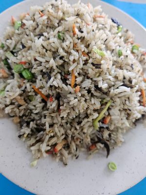 Olive fried rice 😍 ~ 8/12/23 at SHU Vegetarian 蔬方斋 - Toa Payoh in Central Singapore