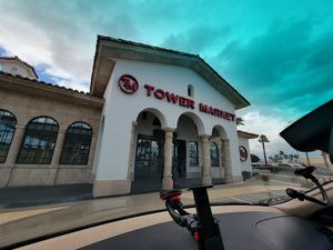 Store Front at Tower Market Gas Station in Palm Desert