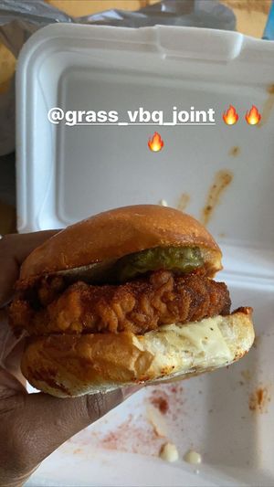 Nashville Chicken #Veganuary at Grass VBQ Joint - Cloud Kitchen in Decatur