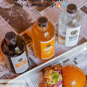 Moon jug water  at Grass VBQ Joint - Cloud Kitchen in Decatur