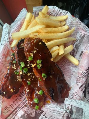 Vegan riibz at Grass VBQ Joint - Cloud Kitchen in Decatur