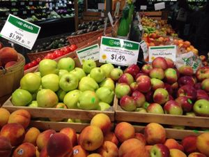 Local fruits at River Valley Co-op in Northampton
