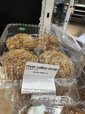 Vegan muffins  at River Valley Co-op in Northampton