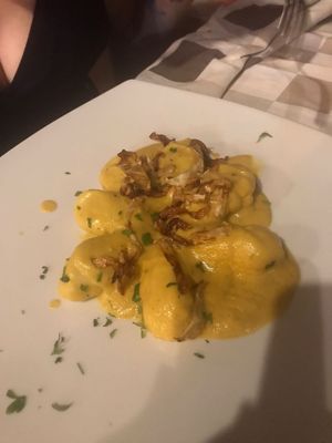 Culurgiones Vegan at Rocca Ja in Castelsardo