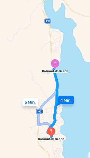 location! at Ridimutak Beach in Nerezine