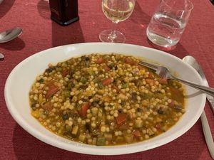 Fregola at Il Portico in Nuoro