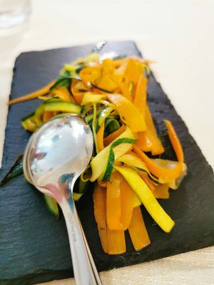 Verdure marinate at Il Portico in Nuoro