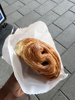 Chocolate croissant   at Leaves House || in Montreal