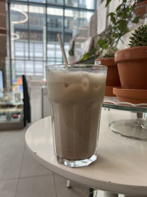 Iced chai lattee  at Leaves House || in Montreal