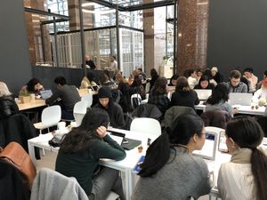 Work area at Leaves House || in Montreal