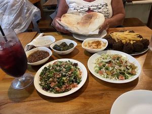   at Sabress Kosher Restaurant in Jaco