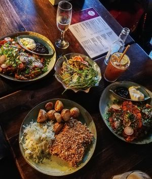 Vegan feast at Bracka 20 in Warsaw