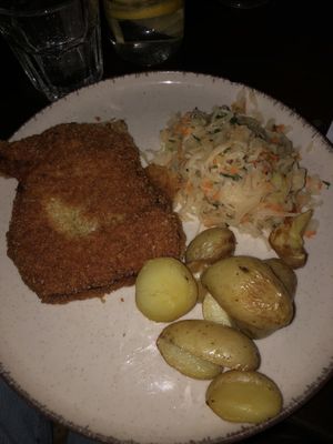 kotlet schabowy at Bracka 20 in Warsaw