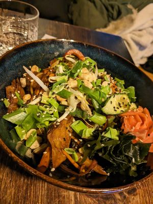 'Chicken' noodles at Bracka 20 in Warsaw