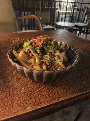 Kimchi fries  at Bracka 20 in Warsaw