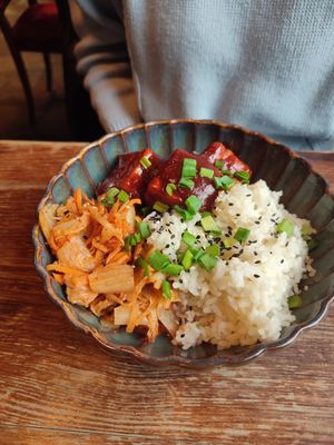 kimchi tofu - love itt at Bracka 20 in Warsaw