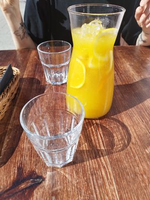 Some lemonade – i think it was mango, i know it was delicious at Bracka 20 in Warsaw