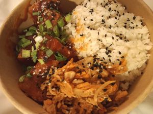 Korean fried tofu (to go) at Bracka 20 in Warsaw