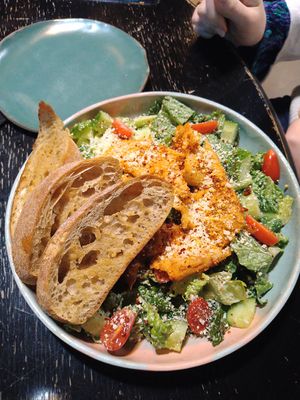 cesar salad at Bracka 20 in Warsaw