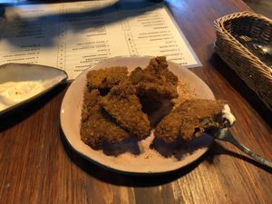 Oyster mushroom strips  at Bracka 20 in Warsaw