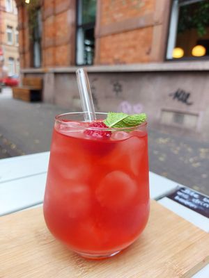 Homemade iced tea at Schön Klar  in Mannheim