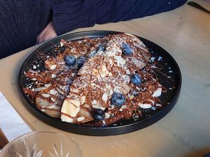 Banana pancakes at Schön Klar  in Mannheim