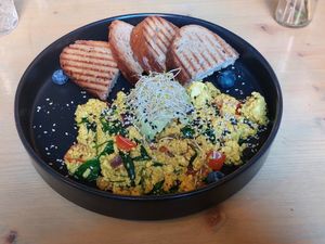 Scrambled tofu at Schön Klar  in Mannheim