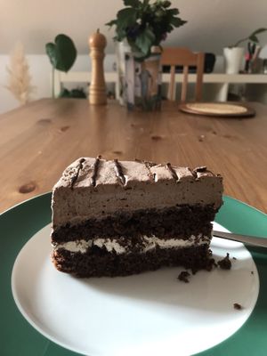 Schoko-bananen kuchen  at Schön Klar  in Mannheim