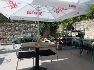 Back Patio at Urban & Veggie in Dubrovnik