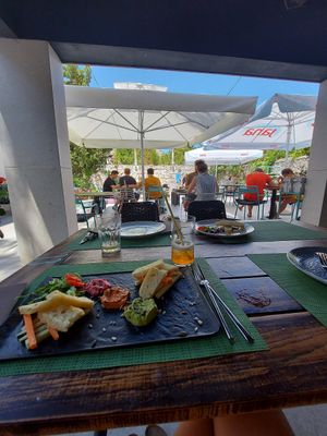 Outside sitting : nice terrasse ! at Urban & Veggie in Dubrovnik