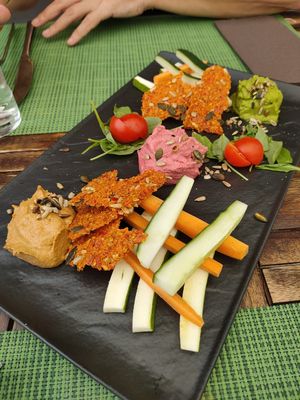 Dip starter at Urban & Veggie in Dubrovnik