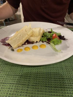 Beetroot carpaccio  at Urban & Veggie in Dubrovnik