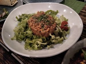 antracit risotto at Urban & Veggie in Dubrovnik