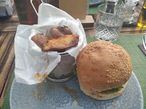 KOM/QOM (strava) burger at Urban & Veggie in Dubrovnik