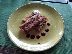 bruno's cake at Urban & Veggie in Dubrovnik