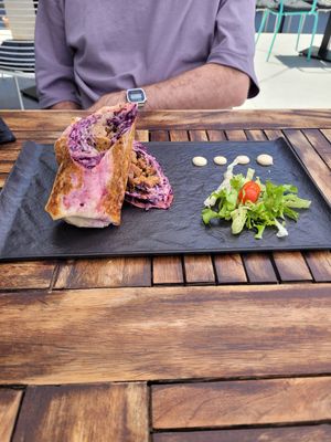 Seitan kebab at Urban & Veggie in Dubrovnik