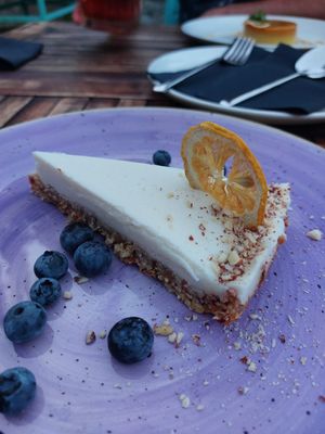 Lemon tart at Urban & Veggie in Dubrovnik