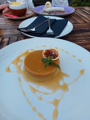 Rozata, Dubrovnik traditional cake made vegan at Urban & Veggie in Dubrovnik