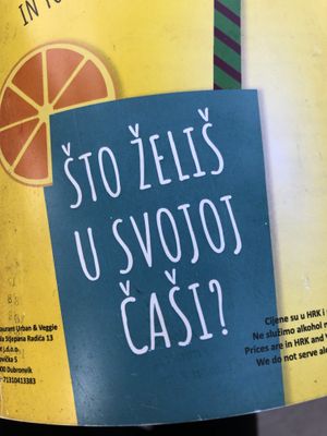 Fabulous food. The only thing that’s not vegan is the milk for the coffee. And they even have vegan options for that.￼  at Urban & Veggie in Dubrovnik