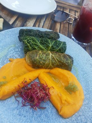 Kale rolls at Urban & Veggie in Dubrovnik