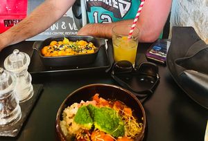 Mac n tease gnocchi & Power poke bowl   at Urban & Veggie in Dubrovnik