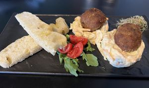 Patties  at Urban & Veggie in Dubrovnik