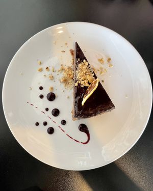 Raw chocolate cake  at Urban & Veggie in Dubrovnik