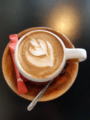 Pretty coffee at Urban & Veggie in Dubrovnik