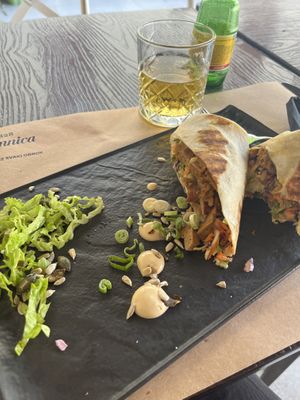 Seitan kebab!   at Urban & Veggie in Dubrovnik