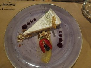Tarte au citron at Urban & Veggie in Dubrovnik