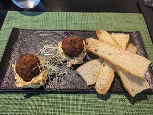 Patties - really nice, would recommend at Urban & Veggie in Dubrovnik