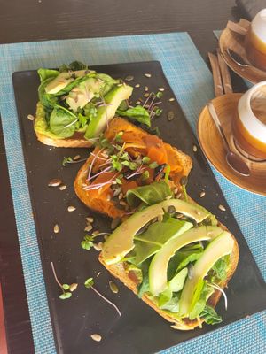 Avocado tostie at Urban & Veggie in Dubrovnik