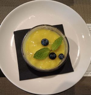 Citrus raw tart at Urban & Veggie in Dubrovnik