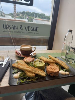 Spreads  at Urban & Veggie in Dubrovnik